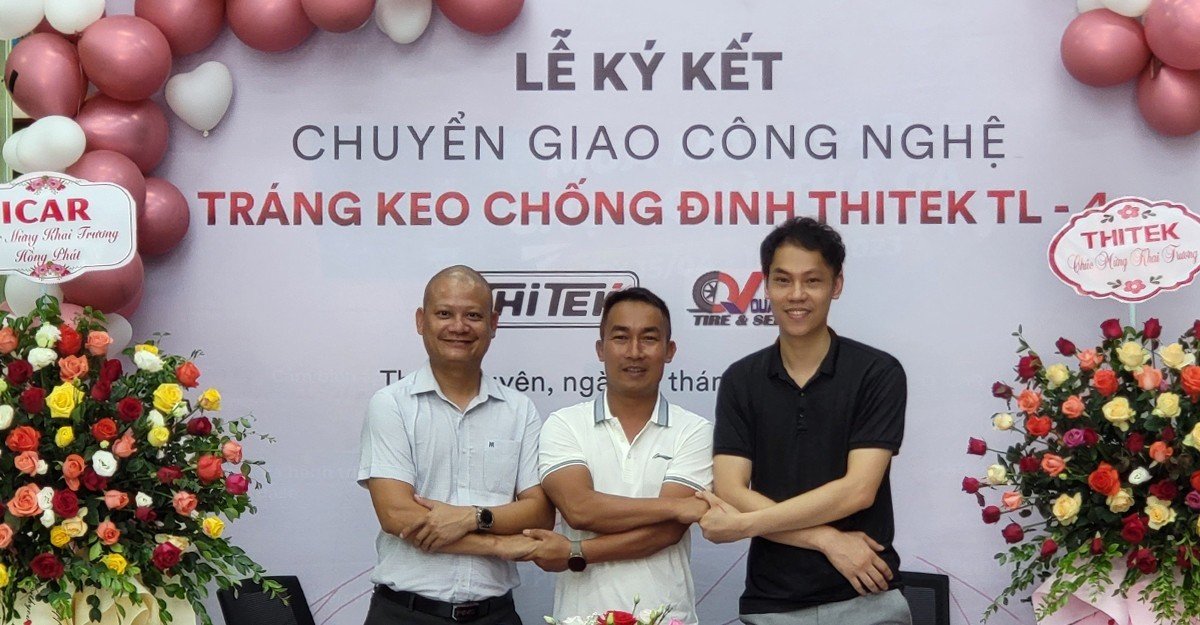 Ký kết hợp tác Thitek vs Quang Vinh Tire